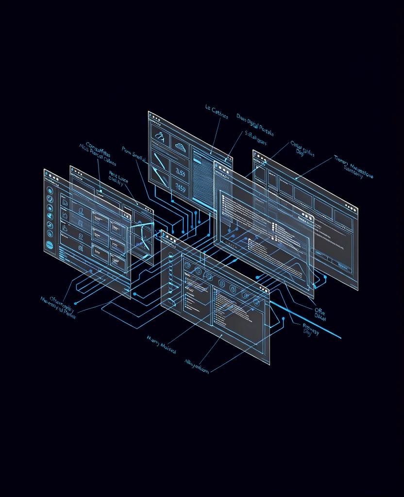 Technical UI Wireframe